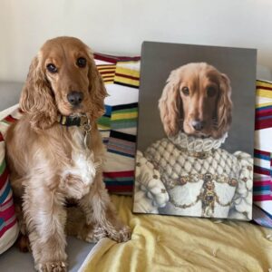 Quadro Pet Realeza | Donzela