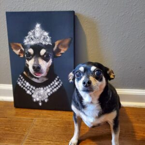 Quadro Pet Realeza | Princesa