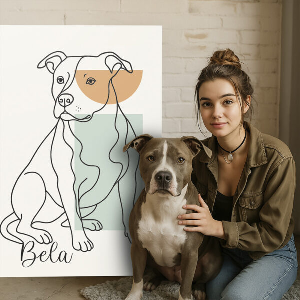 Quadro Pet | Line Art