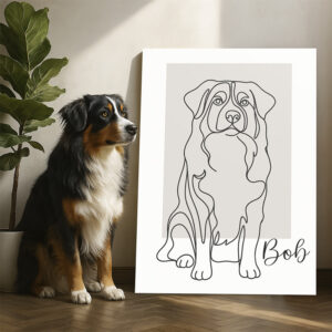 Quadro Pet | Line Art - Imagem 2