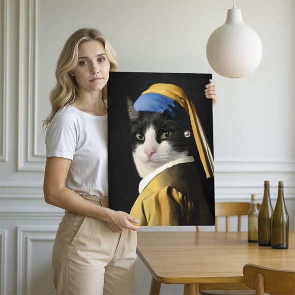 Quadro Pet | Dama da Pérola